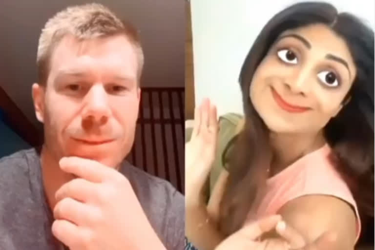 David Warner Can't Stop Laughing, Courtesy Shilpa Shetty's Funny TikTok Video