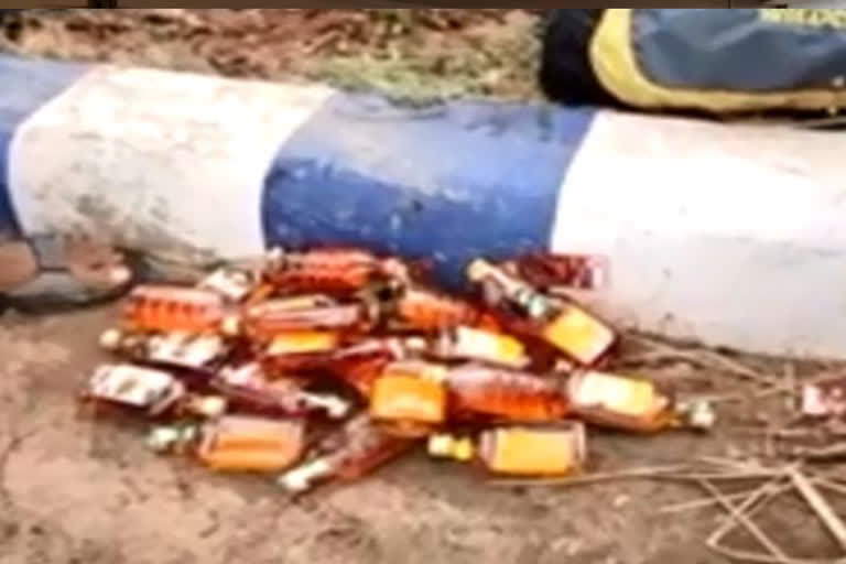 illegal liquors seized in pottipadu krishna district