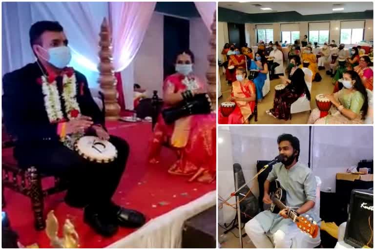 Nashik- Famous MH 51 band drummer Vinesh Nair beats the drum for continuous 51 hrs and after that get married.