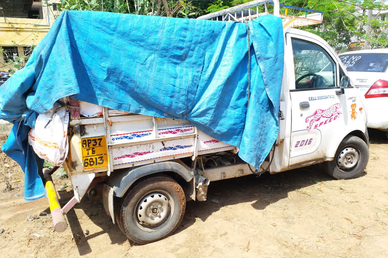 illegal rice packets seeze at west godavari