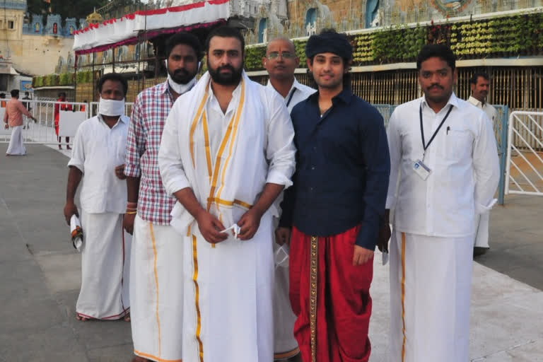 hero nara rohit in tirumala