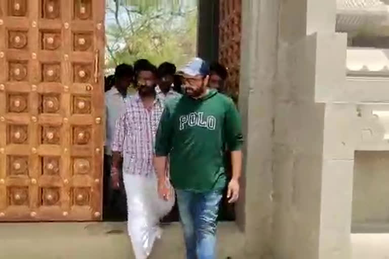 hero nara rohit visited his home town naravaripalle chittoor district