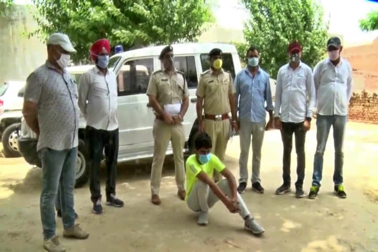 sirsa police arrested a criminal escaped from rohtak pgi