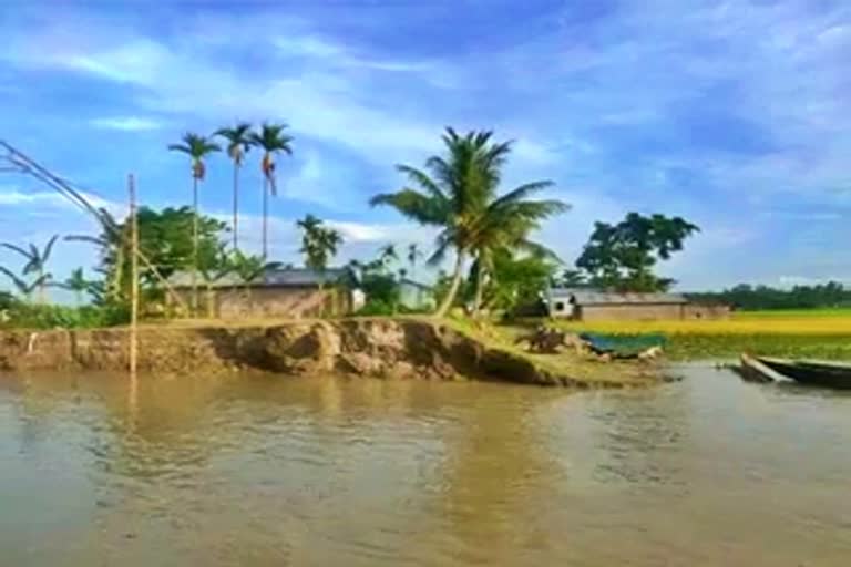 massive river erosion in boko