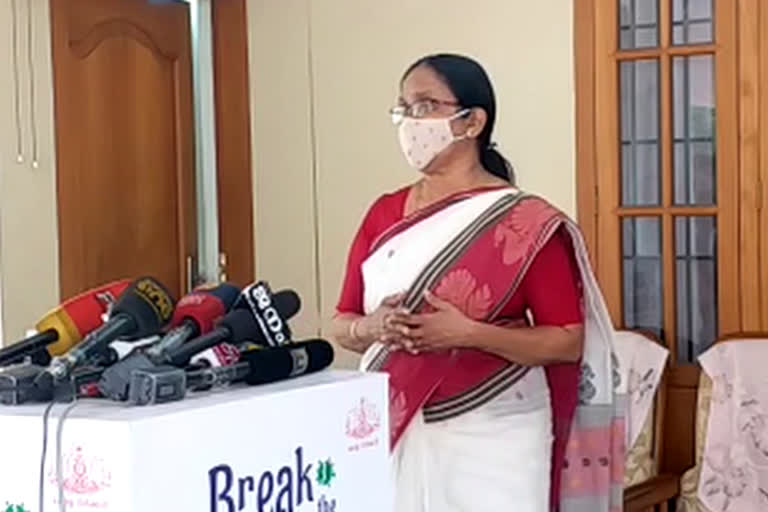 covid negative certificate  kk shailaja  kerala health minister  കൊവിഡ് നെഗറ്റീവ് സർട്ടിഫിക്കറ്റ്  ആരോഗ്യമന്ത്രി കെ.കെ.ശൈലജ  പ്രധാനമന്ത്രി വീഡിയോ കോൺഫറൻസിങ്  സമൂഹവ്യാപനം