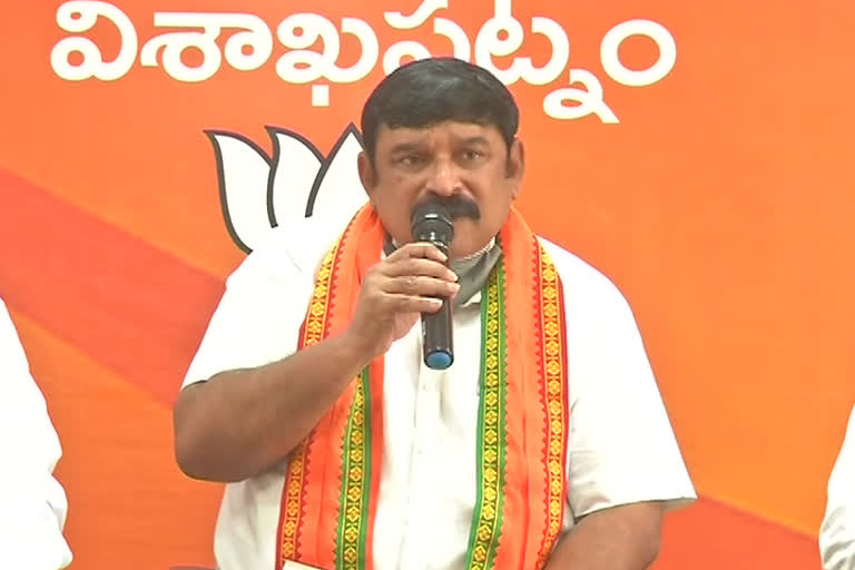 bjp leader  vishnu kumar raju