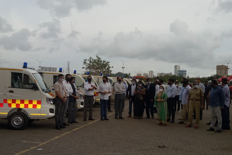 46 ambulances to Mumbai Municipal Corporation from various companies