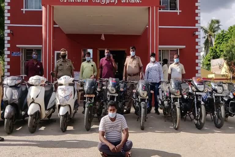 man steals bike by claiming himself as journalist in chennai