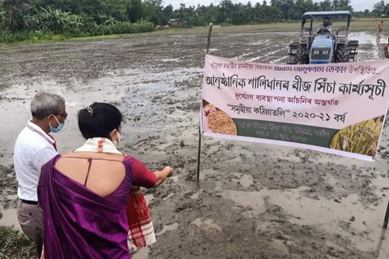 MLA Angurlata Deka inaugurate Government agriculture Scheme