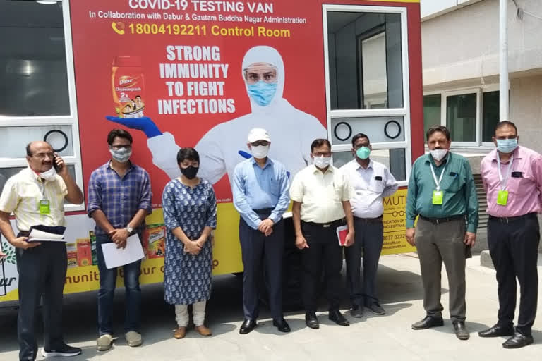 Inauguration of another sampling van in Noida