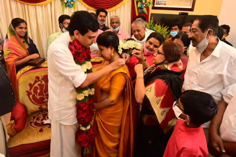 Kerala CM's daughter's Wedding