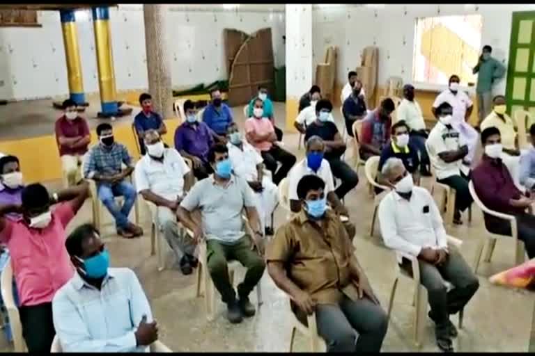 police meeting to implement lockdown in tiruvallur