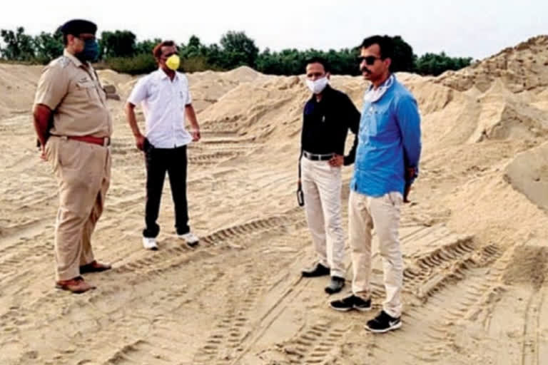 Bhilwara news, gravel seized, Special Task Force