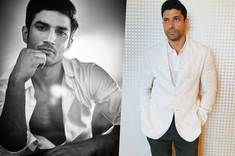 farhan akhtar, sushant singh rajput, ETVbharat