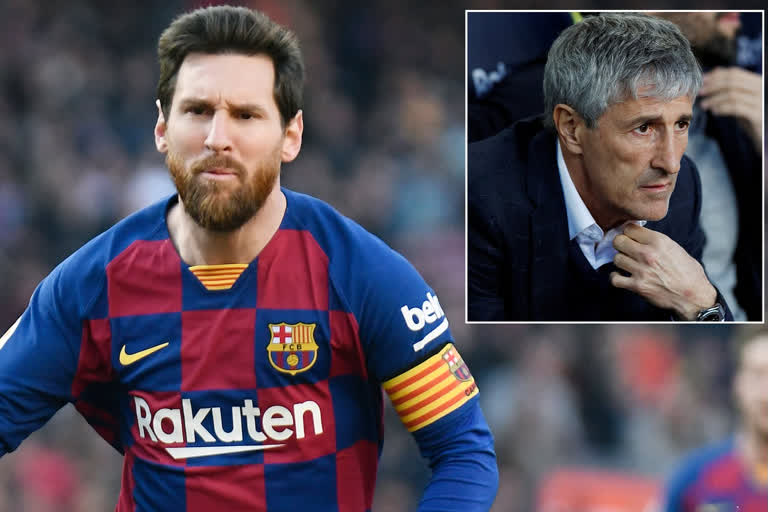 Lionel Messi, Quique Setien