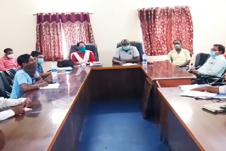 MLA Amar Bauri held a review meeting