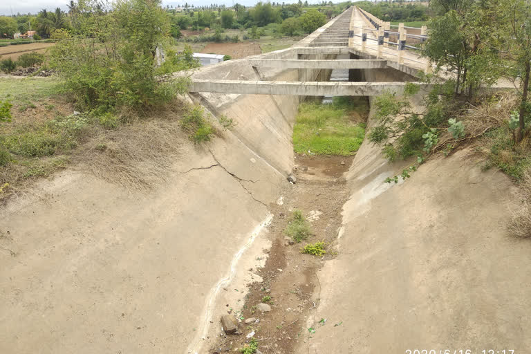 Drain the canal for agricultural land Insistence Athani farmers