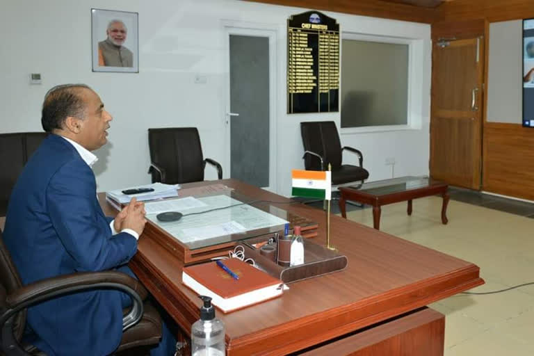 Cm Jairam Thakur in solan