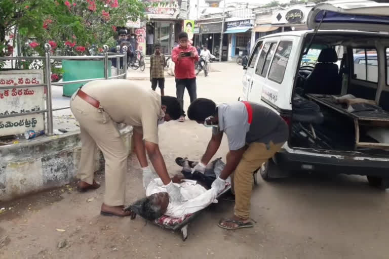 old man dead in pitapuram