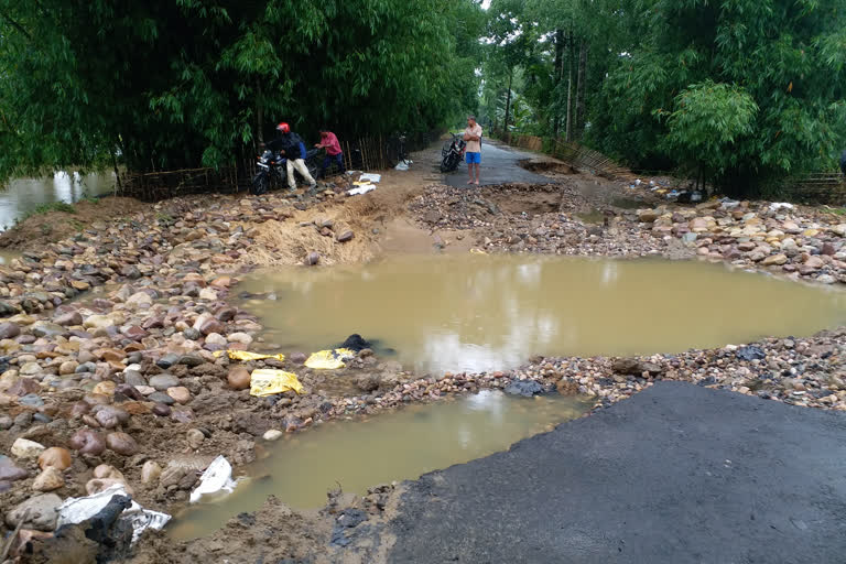 massive effect of flood in dhemaji