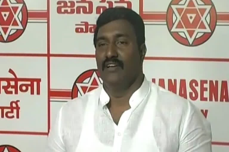 janasena party state representative pothina mahesh letter to mp vijayasai reddy