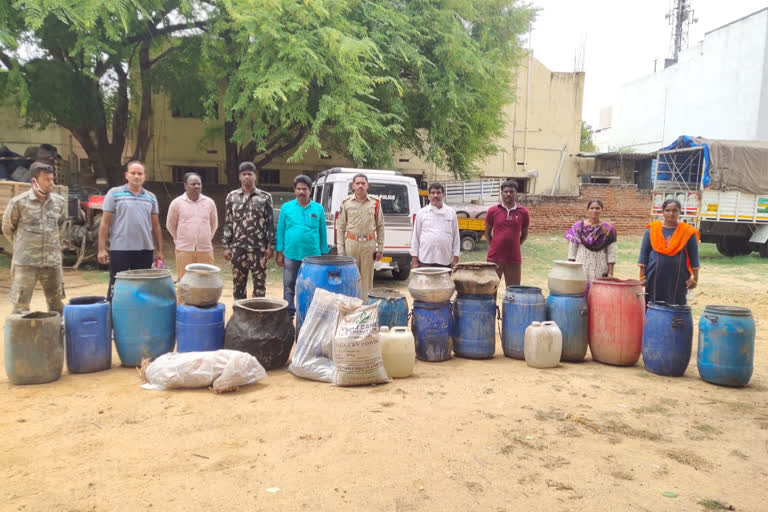 police raids on natusara centers in chittoor dst punganoor mandal