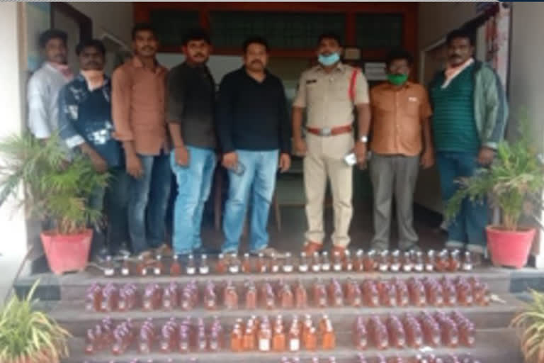 liquor illegal transport in jonnalagadda krishna district