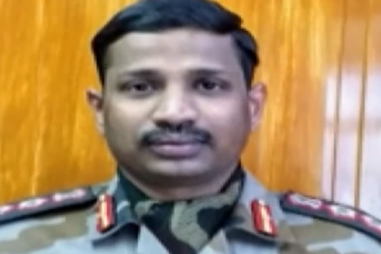 Mortal remains of martyred Colonel B. Santosh Babu flown to Hyderabad