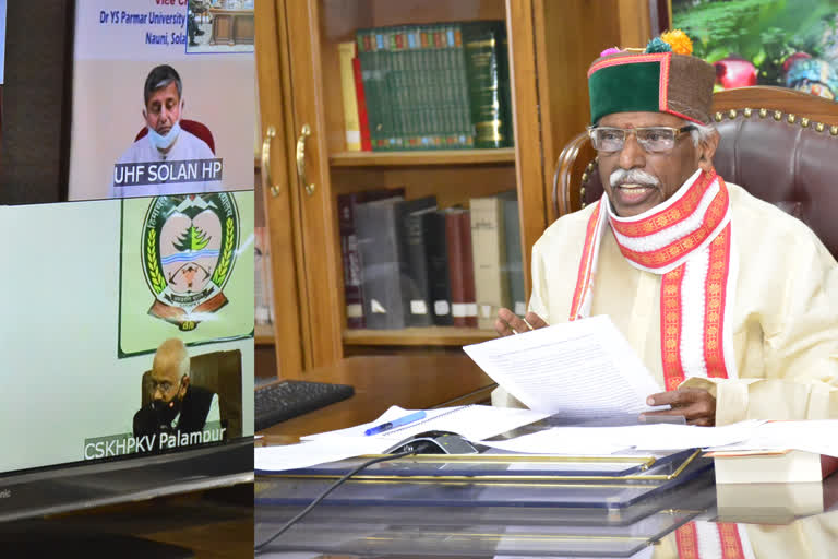 Bandaru Dattatreya meeting with Vice Chancellors