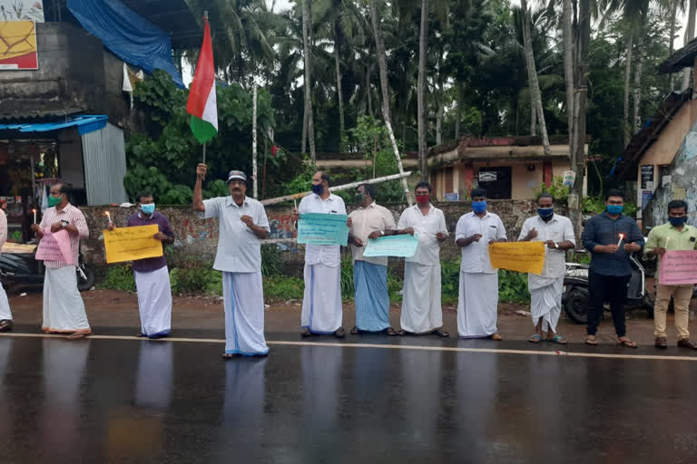 മലപ്പുറം  ഗല്‍വാന്‍ സംഘര്‍ഷം  യൂത്ത് കോൺഗ്രസ്  ആദരാഞ്ജലി  മലപ്പുറം യൂത്ത് കോൺഗ്രസ്  Malappuram  Youth congress  Galwan Protest  Youth congress