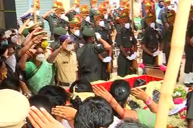 Santosh Babu final journey started