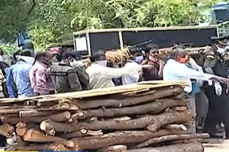 Colonel Santosh Babu funeral started