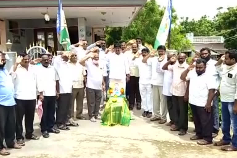 MLA  tribute to Colonel Santosh Babu at jaggayyapeta krishna district