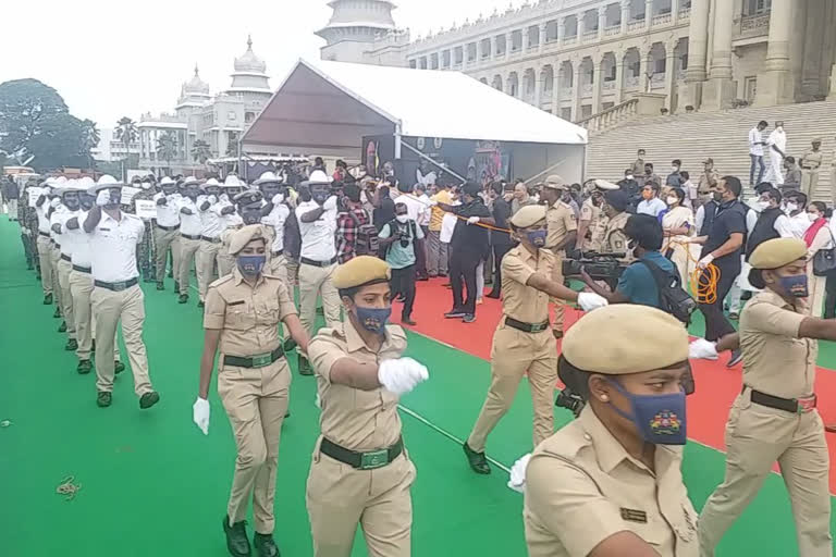 Karnataka Chief minister BS Yediyurappa celebrated Mask Day