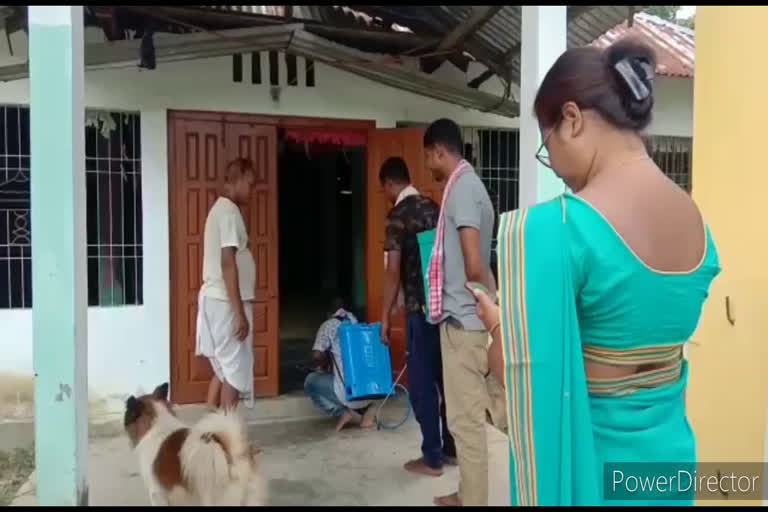 a group of youth sanitized religious places