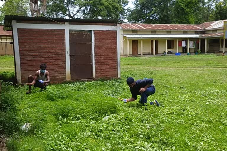 Uncomon Qurantine People in West karbi arlong High  School