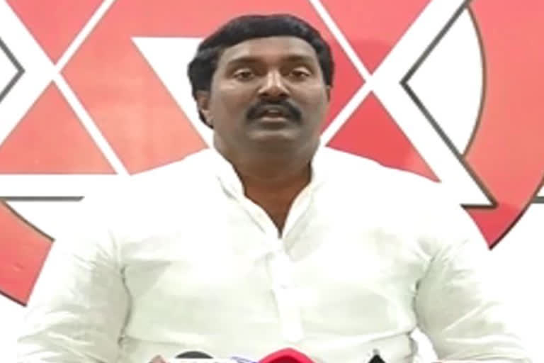 janasena spokesperson pothina mahesh letter to cm jagan