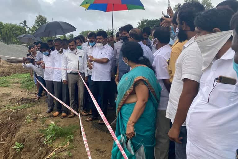 MP and MLA Inspection irrigation works