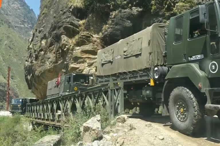 Geldung  Uttarakhand  Troop Deployment  Galwan Valley  India China Faceoff  Military Standoff  Chinese border  ഉത്തരാഖണ്ഡ് അതിര്‍ത്തിയില്‍ ഇന്ത്യ സൈനിക വിന്യാസം വര്‍ധിപ്പിച്ചു  ഇന്ത്യ ചൈന സംഘര്‍ഷം  ഗാല്‍വന്‍ താഴ്‌വര  ലഡാക്  ചൈന