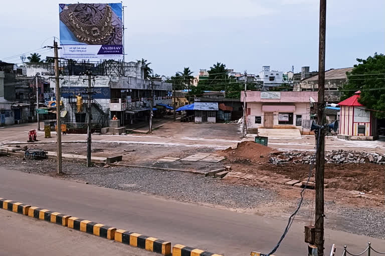 lockdown at srikakulam in palasa