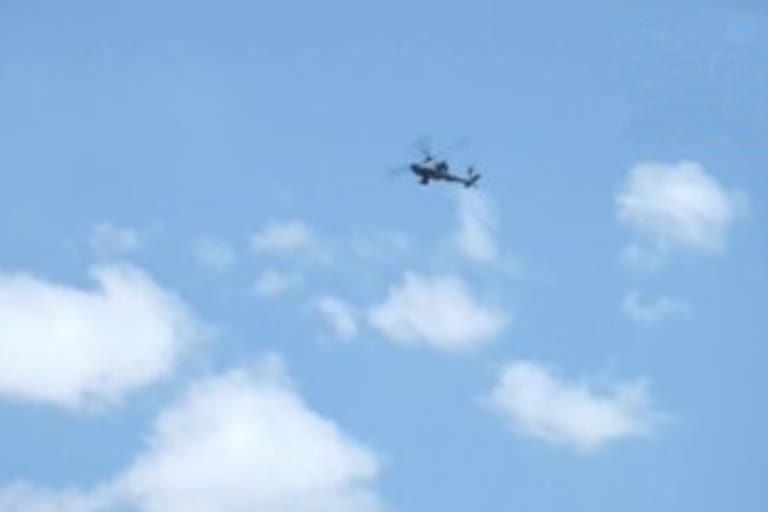 Military chopper and fighter jet activity seen in Leh, Ladakh