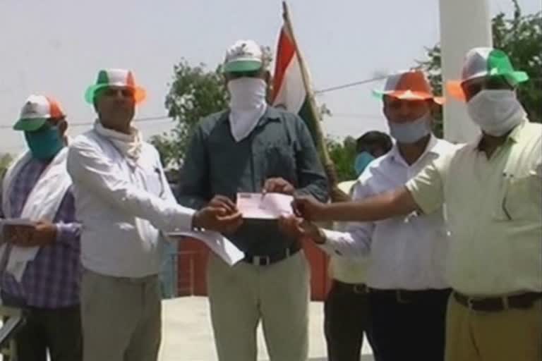 bhiwani district education officer pay tribute to martyred Indian soldiers on LAC