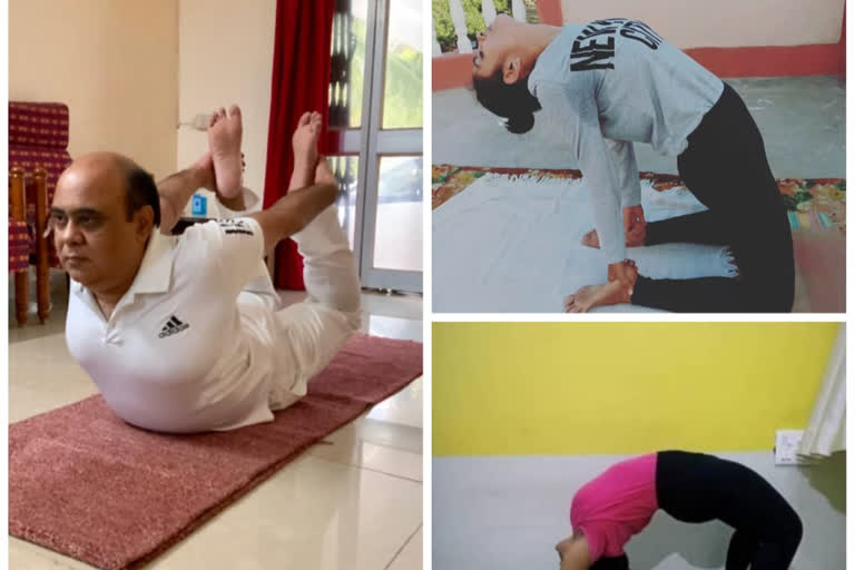 'YOGA AT HOME', 'YOGA WITH FAMILY