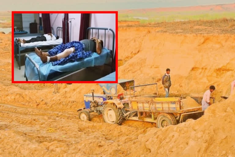 sand mafia attack on officials in nellore district