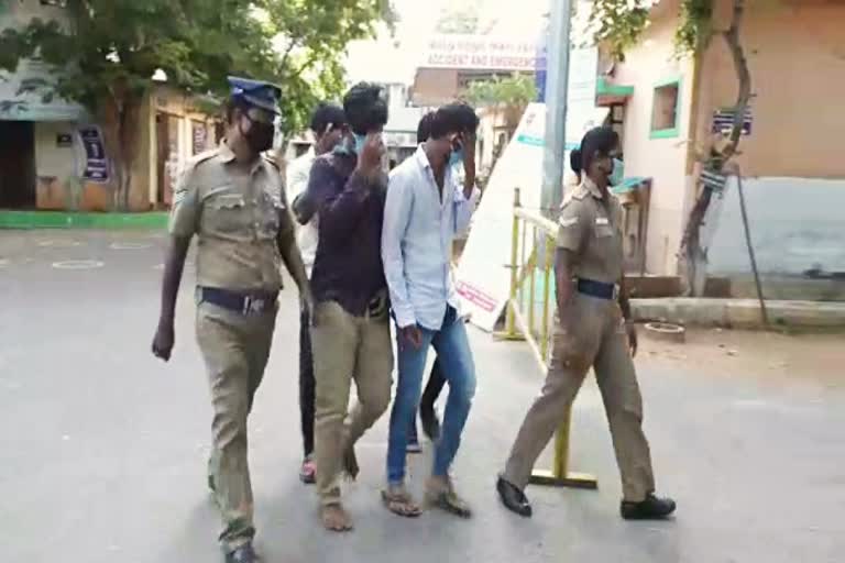 four members who attacked ATM security arrested in erode