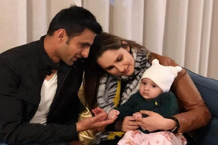 Shoaib malik to meet wife sania mirza and child before leaving for england tour
