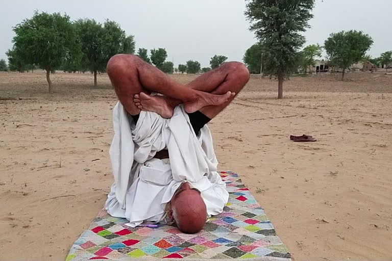 74-year-old man teaches yoga to villagers; to be awarded