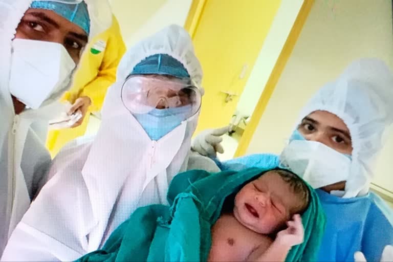 रिम्स में कोरोना पॉजिटिव गर्भवती महिला का सफल प्रसव
