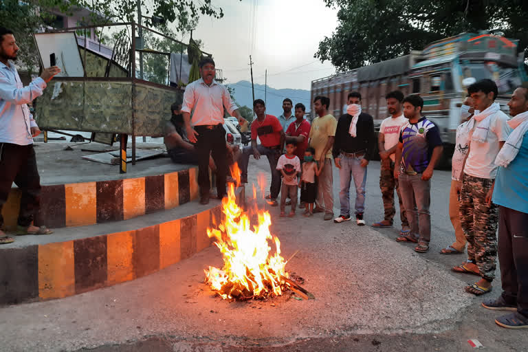 protest against China in Zukhala