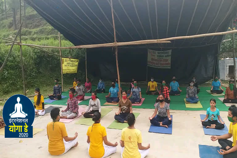 Yoga gurukul in the lap of Himalaya